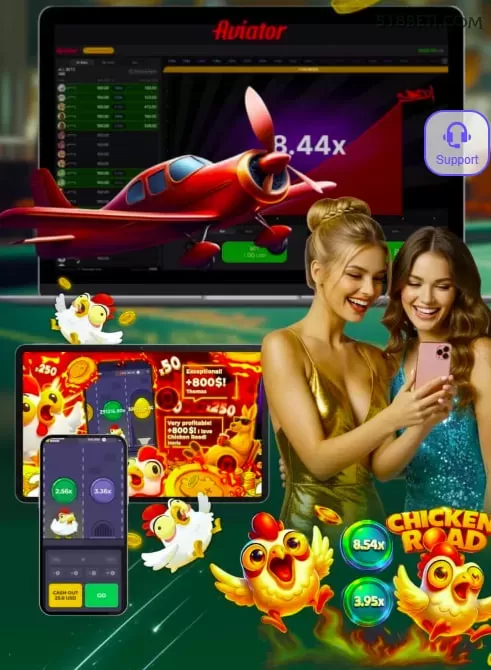 Cassino ao vivo 518bet dealers
